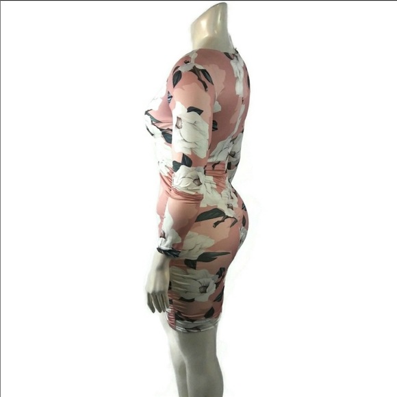 CBR Floral Bodycon Dress M - Picture 5 of 7